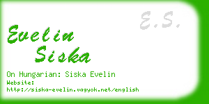 evelin siska business card